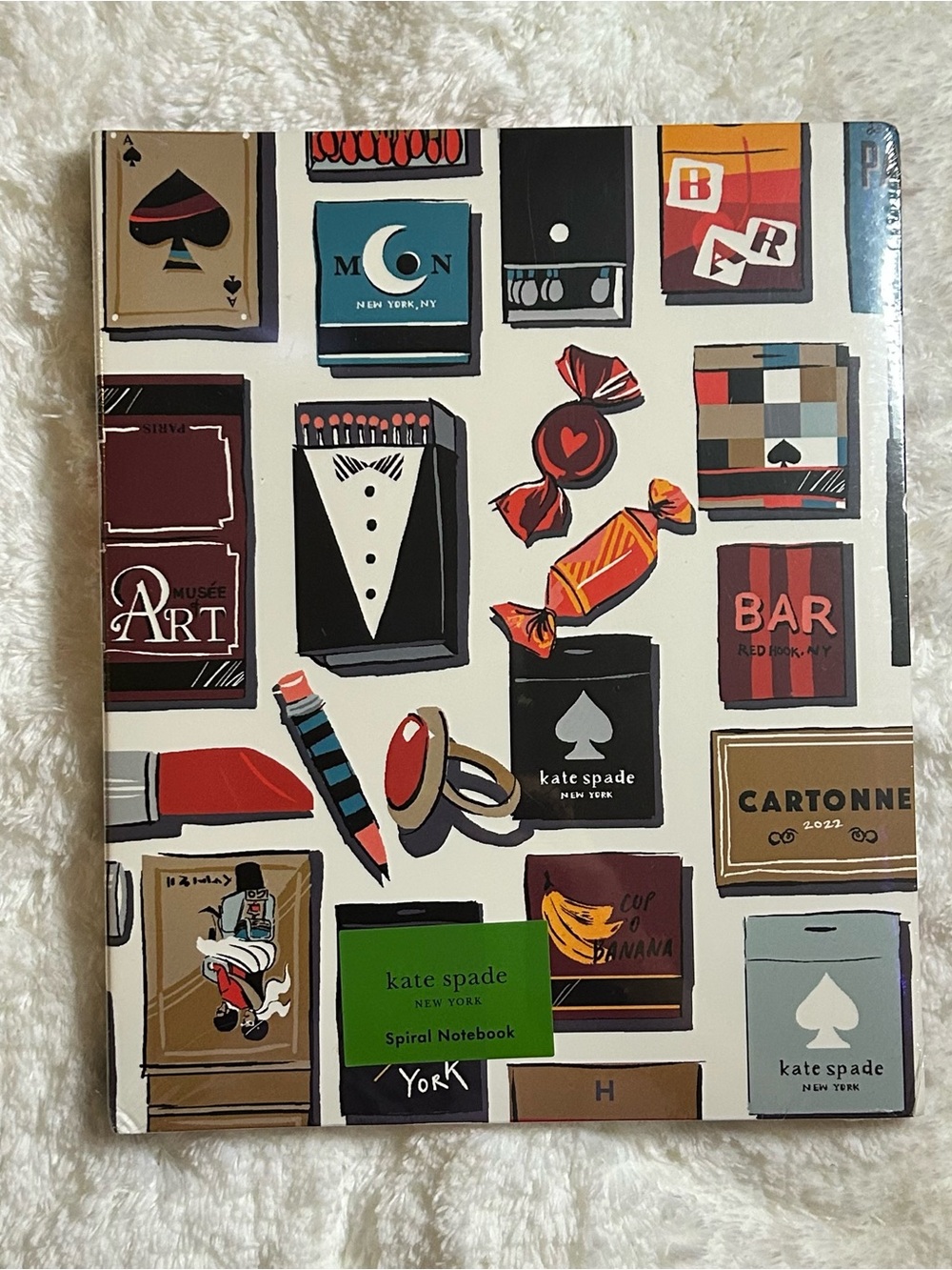 KATE SPADE PURSE MATCHBOOK CONCEALED SPIRAL NOTEBOOK